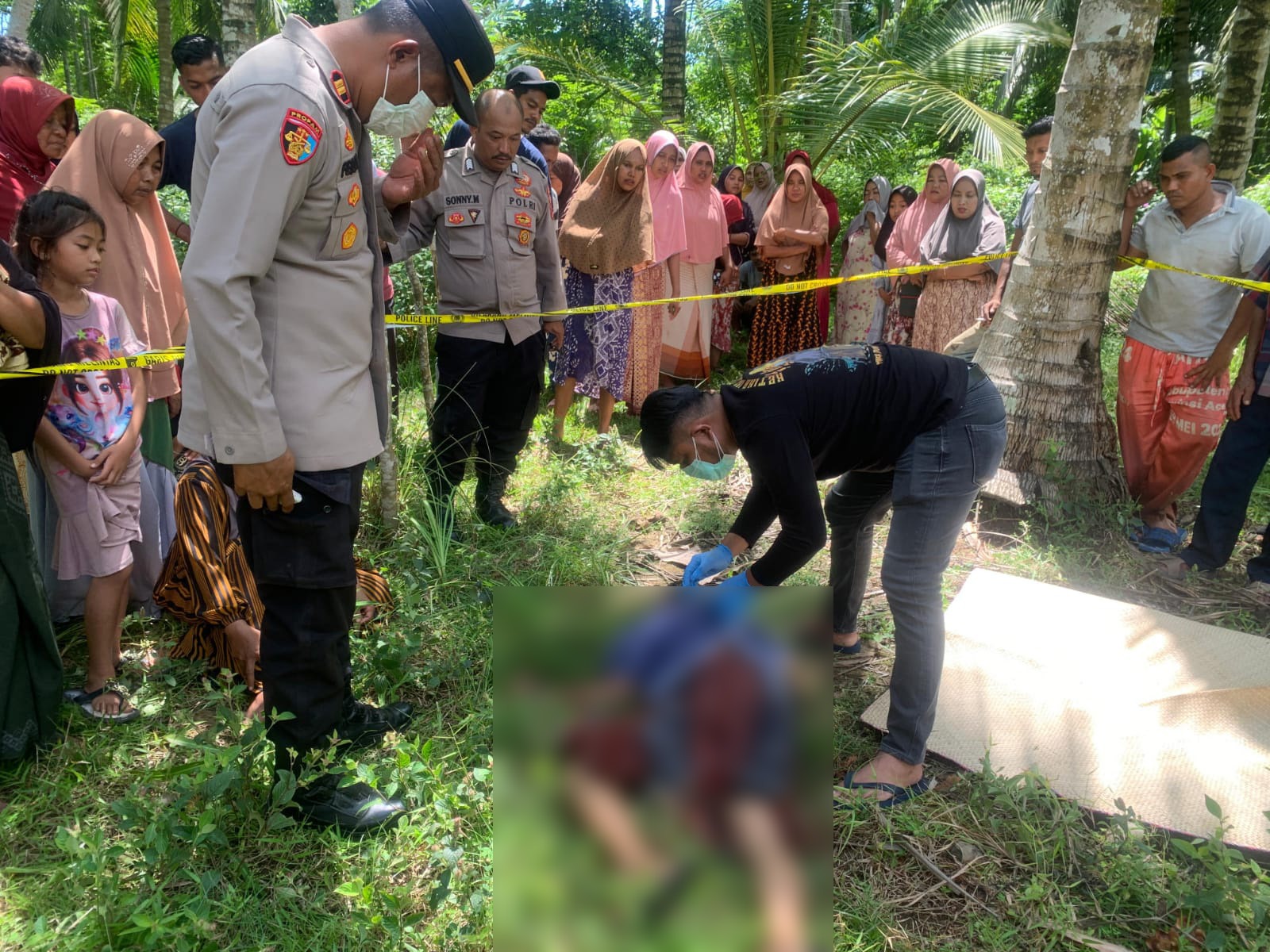 Pria Lansia Ditemukan Meninggal di Kebun Kelapa Aceh Utara