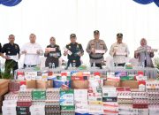 Bea Cukai Aceh Musnahkan 248 Ribu Batang Rokok Ilegal Senilai Rp365 Juta