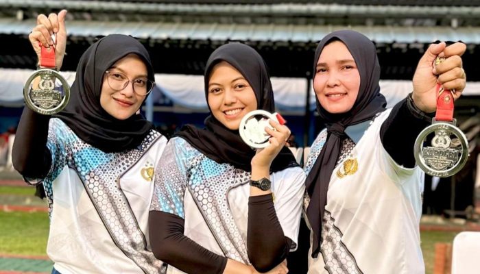 Tiga Polwan Aceh Raih Juara II Nasional di Kapolri Cup 2025