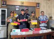 Bea Cukai dan Satpol PP Subulussalam Sita Puluhan Ribu Batang Rokok Ilegal