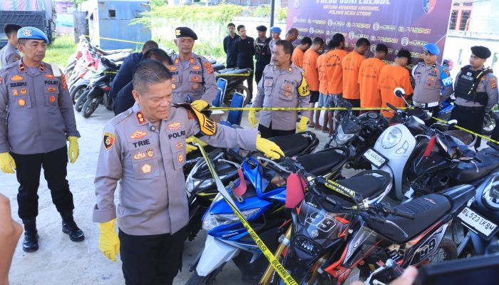 Tiga Tersangka Curanmor di Aceh Utara Ditangkap, Dua Masih di Bawah Umur