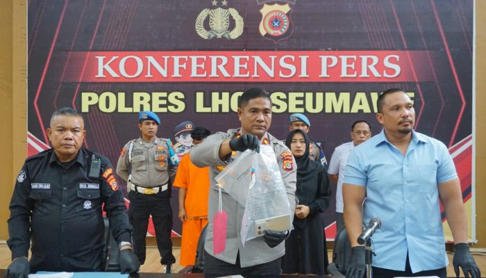 Polres Lhokseumawe Tangkap Dua Penjambret Mahasiswi Asal Medan