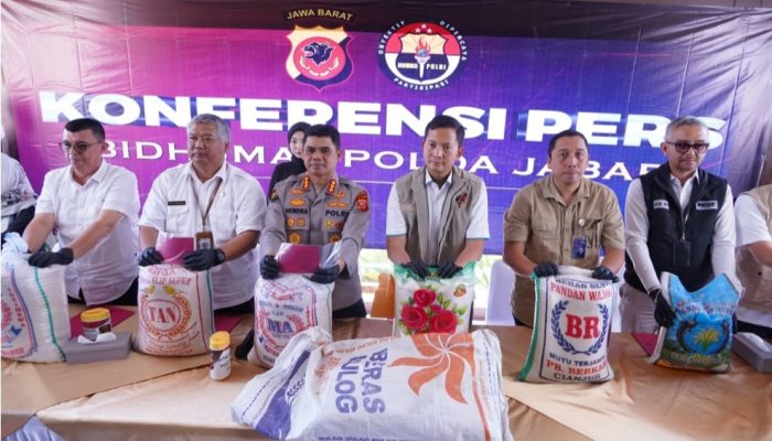 Polda Jabar Bongkar Praktik Beras Oplosan, Omzet Tembus Rp5 Miliar