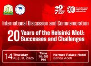 Ratusan Tokoh dan Diplomat dari 12 Negara Hadiri Peringatan 20 Tahun MoU Helsinki