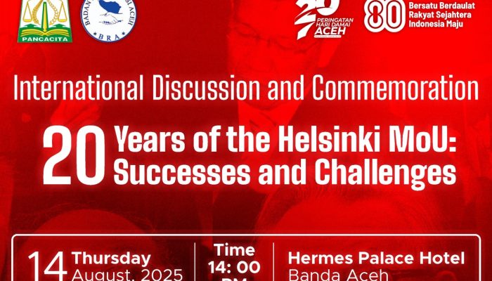 Ratusan Tokoh dan Diplomat dari 12 Negara Hadiri Peringatan 20 Tahun MoU Helsinki