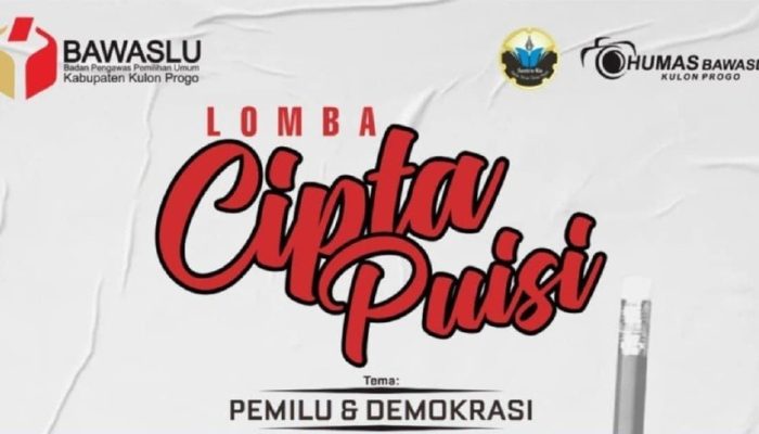 Bawaslu Kulon Progo Luncurkan Buku Puisi Bertema Demokrasi, 88 Karya Dinyatakan Lolos