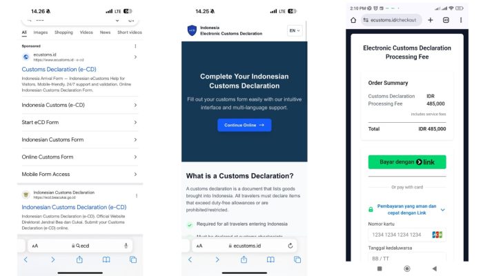 Waspada! Situs Ecustoms.id Bukan Milik Pemerintah, Berpotensi Curi Data