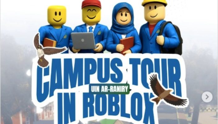 Unik! UIN Ar-Raniry Simulasikan Tur Kampus Virtual Melalui Gim Roblox