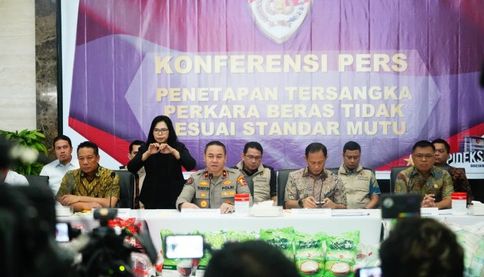 Polisi Tetapkan Tiga Tersangka Kasus Beras Tak Sesuai Mutu