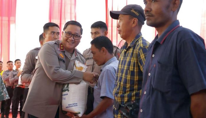 Polda Aceh dan Polres Jajaran Salurkan 65,5 Ton Beras Murah
