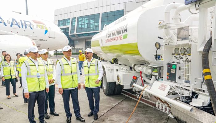 Pertamina Sukses Luncurkan Penerbangan Perdana dengan Bahan Bakar dari Minyak Jelantah