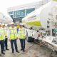 Penerbangan perdana pesawat Pelita Air yang menggunakan bahan bakar Pertamina Sustainable Aviation Fuel (SAF) berbahan baku minyak jelantah