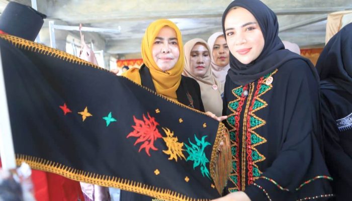 Dekranasda Aceh Bina Pengrajin Bordir Blang Cut, Dorong Produk Lokal Naik Kelas