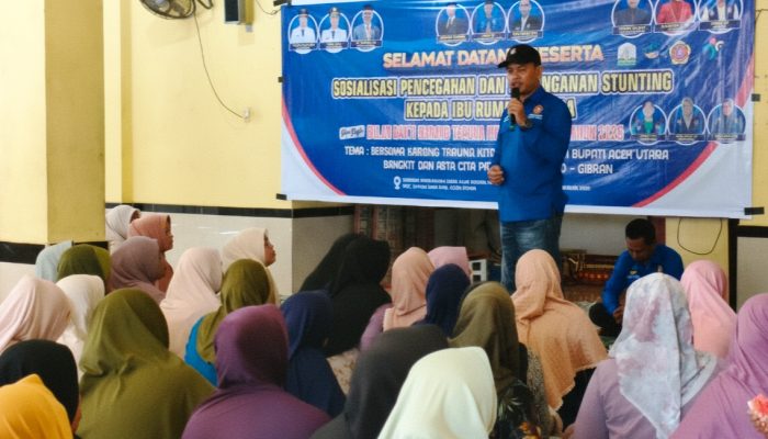 Karang Taruna Aceh Utara Edukasi Warga Tentang Stunting