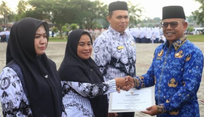 Sekretaris Daerah Aceh Utara Pimpin Upacara Hardikda ke-66