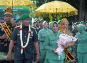 Brigjen TNI Yudha Fitri, disambut dalam acara sertijab Kepala Staf Kodam Iskandar Muda (Kasdam IM) di Lapangan Sanggamara, Makodam, Banda Aceh