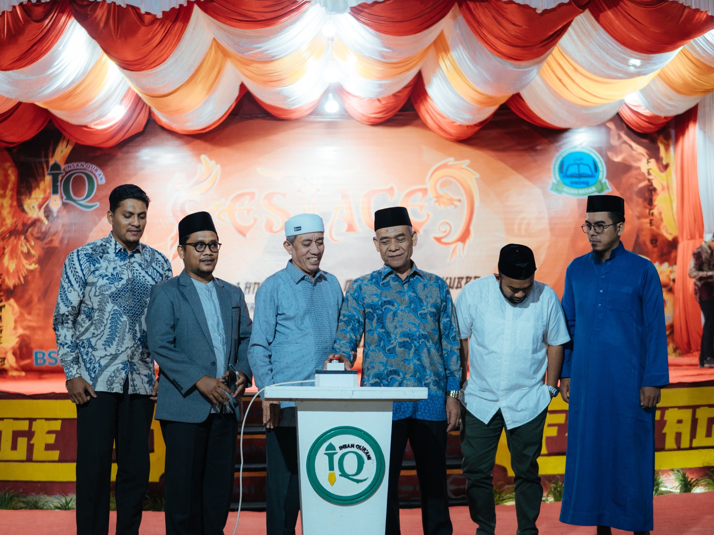 Pembukaan Festival of Language (FESTAGE) IX dan Muhadharah Kubra VIII di kompleks Dayah Insan Qurani (IQ), Gampong Aneuk Batee, Suka Makmur, Aceh Besar