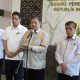 Menko Perekonomian Airlangga Hartarto didampingi para menteri memberikan keterangan pers terkait Paket Ekonomi dan Penyerapan Tenaga Kerja di Kantor Menko Perekonomian, Jakarta