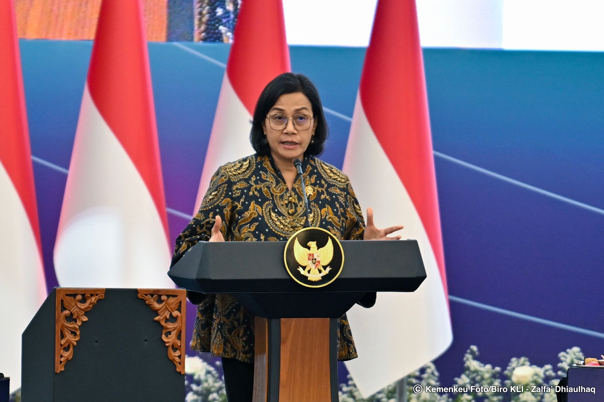 Menteri Keuangan (Menkeu), Sri Mulyani Indrawati