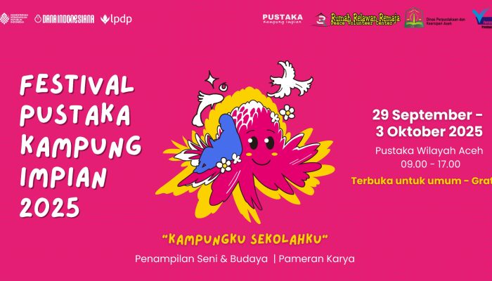 250 Karya Anak Aceh Dipamerkan di Festival Kampung Impian, Yuk Hadiri!
