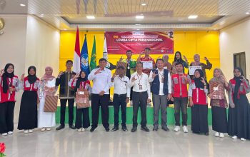 Lomba Cipta Puisi Tingkat Nasional UKM Creative Minority Unimal yang berlangsung di Aula Cut Meutia, Kampus Bukit Indah, Lhokseumawe