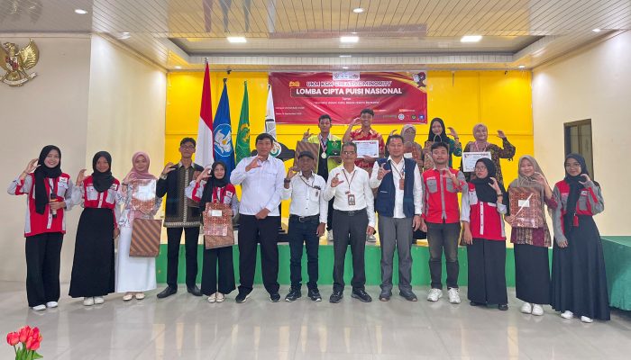 UKM Creative Minority Unimal Sukses Gelar Kompetisi Puisi Nasional