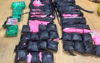 Barang bukti 155.000 butir pil ekstasi dan 4,3 kilogram sabu yang disita tim gabungan dalam operasi di Aceh Timur.