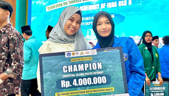 Niswatul Khaira Raih Juara 1 Lomba Poster Tingkat Internasional