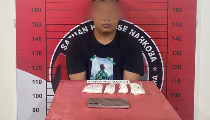 Polisi Tangkap Pemuda Aceh Timur yang Hendak Jual Sabu di Aceh Utara
