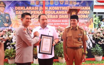 Komitmen Perangi Narkoba, Polda Aceh Bentuk 94 Kampung Bebas Narkoba