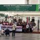 Aksi damai “Aceh Peduli Palestina” digelar di Masjid Raya Baiturrahman, Banda Aceh, Rabu (15/10/2025)