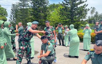 112 Prajurit Yonif 113/JS Naik Pangkat, Wadan Yonif Sandang Mayor