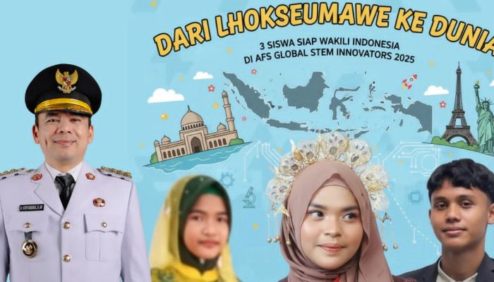Tiga Pelajar Lhokseumawe Wakili Indonesia di AFS Global 2025
