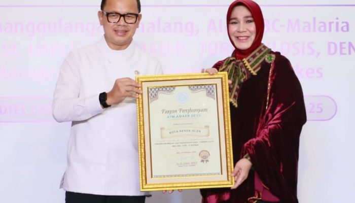 Pemko Banda Aceh Raih ADINKES Award 2025 Bidang Kesehatan