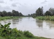 Ketinggian air di Daerah Aliran Sungai (DAS) Krueng Aceh terpantau mulai meningkat.