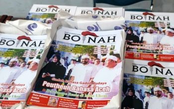 Majalah berbahasa Aceh “BOINAH” edisi kelima yang diterbitkan oleh Disbudpar Aceh