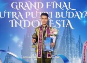 Sugeng Warisno asal Aceh Tamiang berhasil menyabet gelar Terbaik 1 Intelegensia Putra Budaya Indonesia 2025 pada malam penobatan PPBI di Universitas Negeri Yogyakarta, Jumat (17/10)
