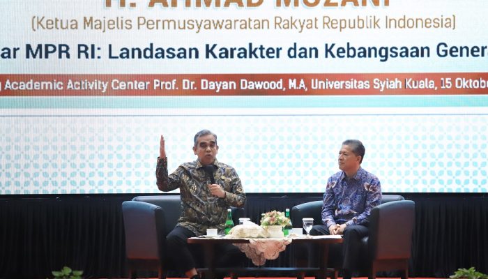 Bicara di USK, Ketua MPR Sebut Hal Ini Takkan Terwujud Tanpa Perdamaian