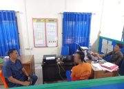 Tersangka atas dugaan penyalahgunaan narkotika jenis sabu diamankan di Mapolres Aceh Utara, Lhoksukon.