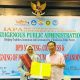 Kaprodi Ilmu Administrasi Negara UIN Ar-Raniry, Muazzinah B.Sc MPA, dan Dekan GEPEI Sungkyunkwan University, Prof. Teawoo Nam Ph.D, resmi menandatangani MoA kerja sama internasional, Selasa (28/10)