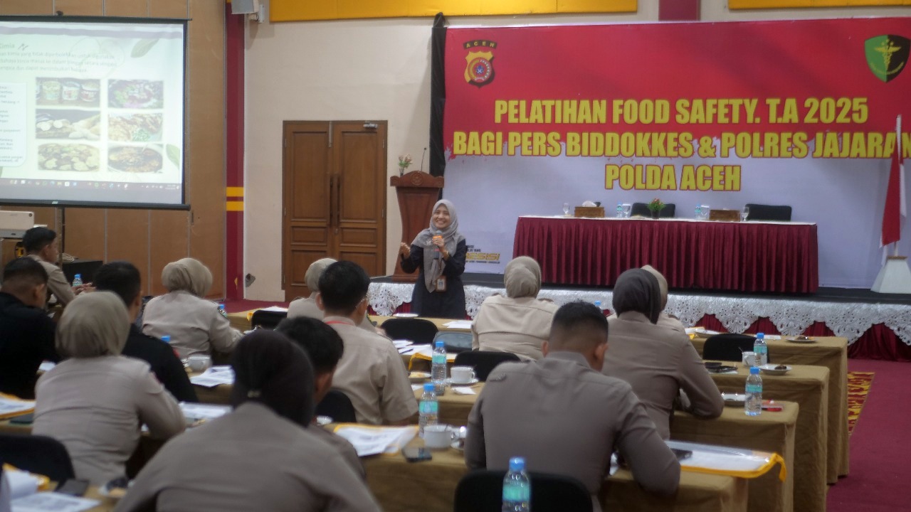 Pelatihan Basic Trauma and Cardiac Life Support (BTCLS) dan Peningkatan Kemampuan Food Safety Biddokkes Polda Aceh