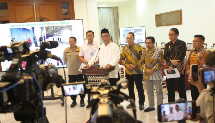 Aceh Surplus Beras, Mentan Amran: Impor Ilegal di Sabang Tak Masuk Akal