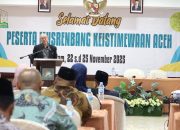 Buka Musrenbang Keistimewaan Aceh 2025 di Batam, Wali Nanggroe Tegaskan Penguatan Integrasi Aceh–ASEAN