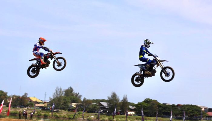 80 Pembalap Ramaikan Kejuaraan Motocross dan Grasstrack MX GTX di Sirkuit Lamnyong