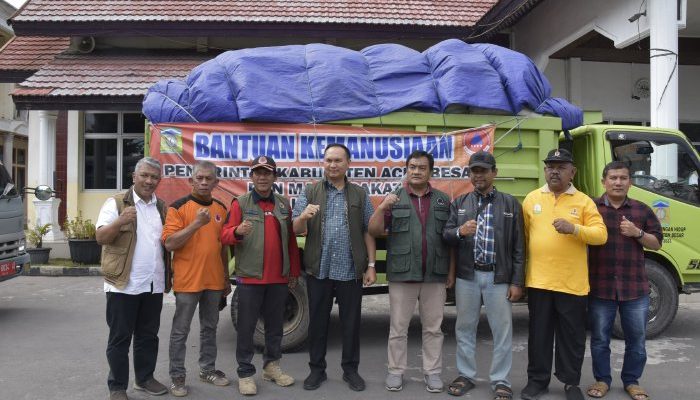 Bantuan Pemkab Aceh Besar Tiba di Takengon
