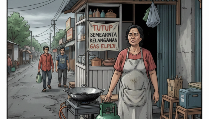 Kelangkaan Elpiji Paksa UMKM Banda Aceh Hentikan Operasi