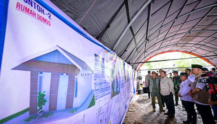 Pemerintah Siapkan 44 Ribu Huntara di Tiga Provinsi Terdampak Bencana