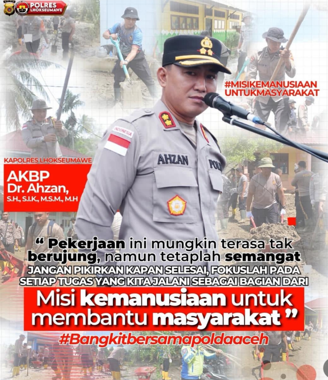 Kapolres Lhokseumawe AKBP Dr. Ahzan. (Ist)