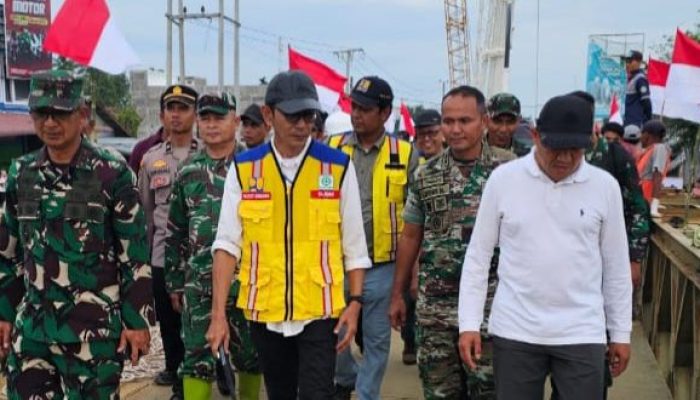 Progres 98 Persen, Jembatan Bailey Kuta Blang Segera Difungsikan