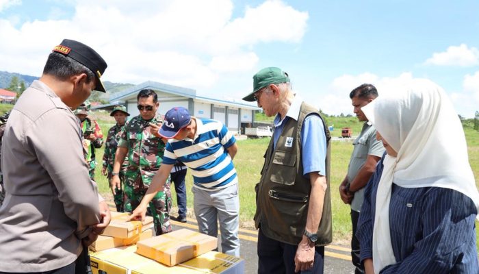 Wali Nanggroe Kunjungi dan Salurkan Bantuan ke Wilayah Tengah, Salah Satunya Drone Pengangkut Logistik